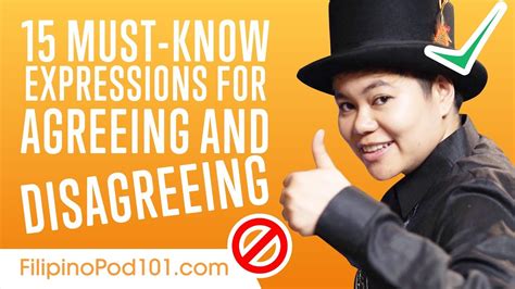 i beg to disagree in tagalog|Filipino Expressions for Agreeing and Disagreeing.